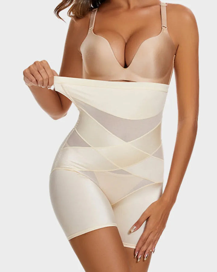 Crossover Verband High Waist Heup-liftende Shorts