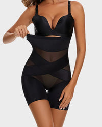 Crossover Verband High Waist Heup-liftende Shorts