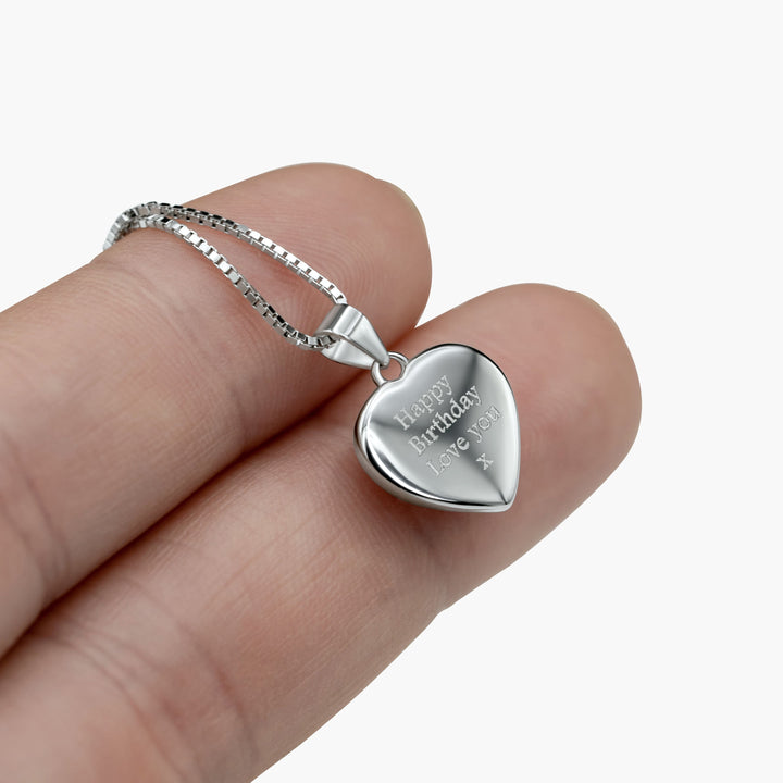 AAN MIJN VROUW - Sprankelende Morganiet Hart Ketting