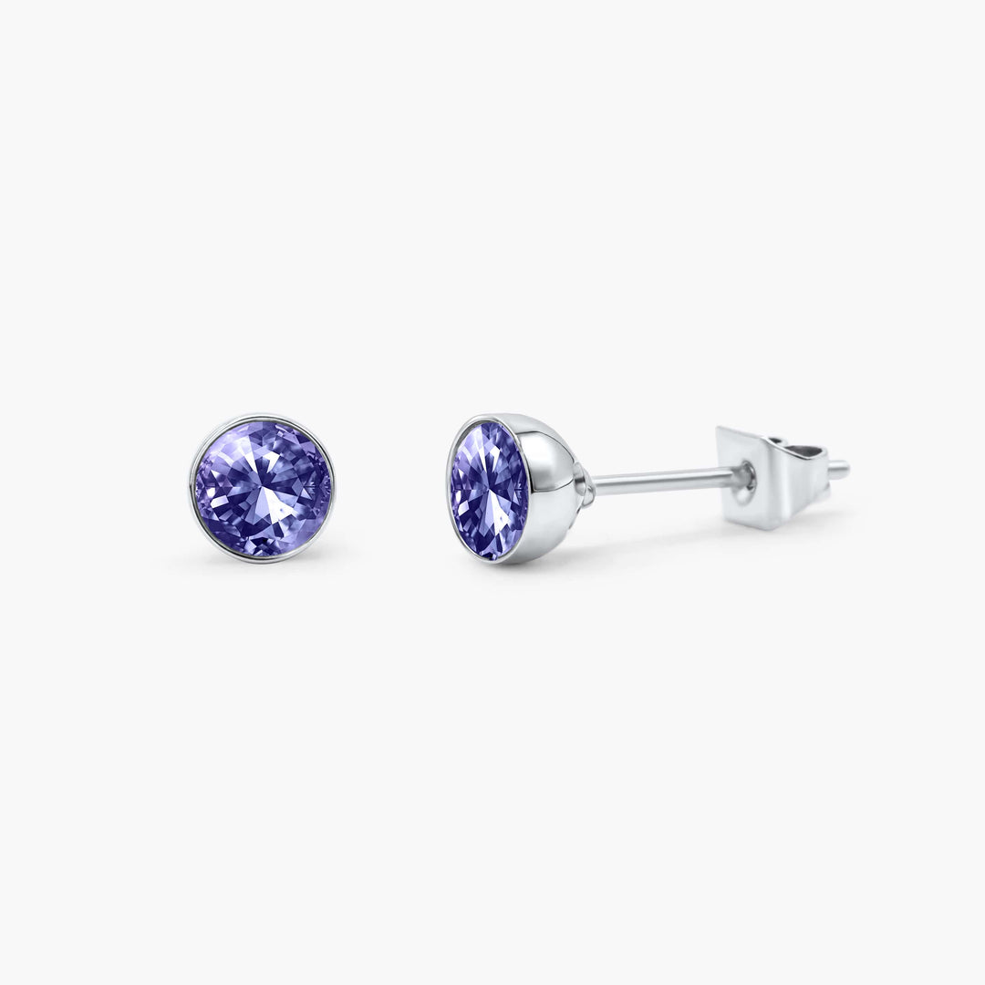 Birth Month Stud Earrings