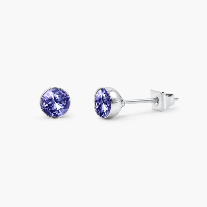 Birth Month Stud Earrings