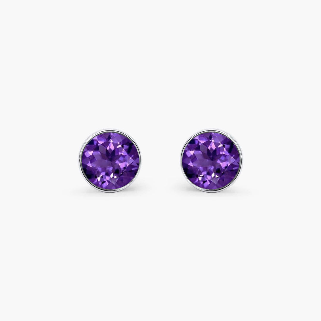 Birth Month Stud Earrings
