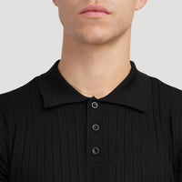 Arezzo Ribbed Cotton Polo Shirt
