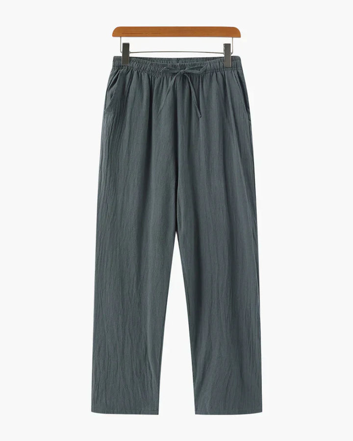 Cannes Linen Drawstring Trousers