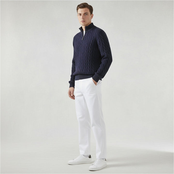 Courmayeur Cable Knit Sweater Trouser Set