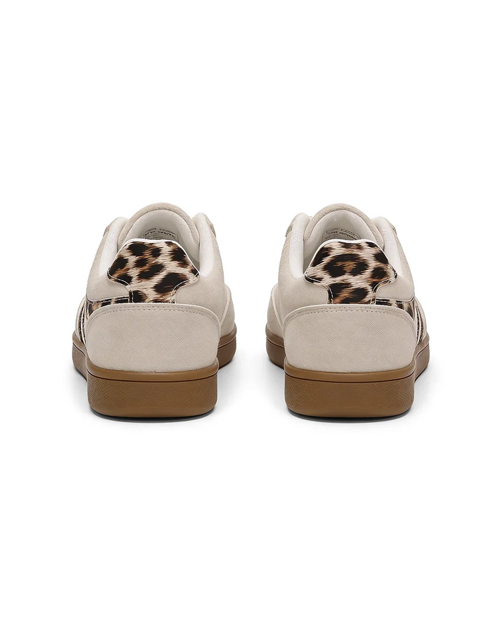 Harbor Court Beige Leopard Gum Sole Sneakers