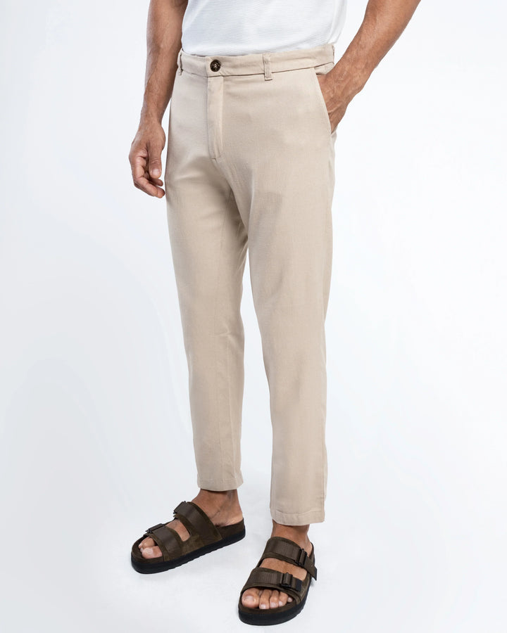 Santorini Lightweight Linen Trousers