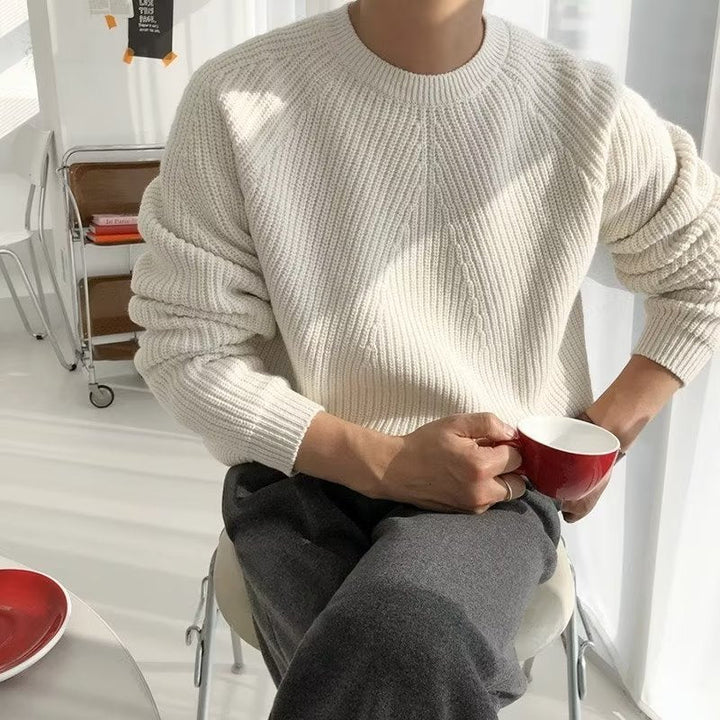 Copenhagen Ribbed Cotton Raglan Sweater