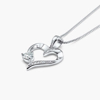 SOULMATE "ONE WISH" Sterling Silver Sacred Heart Necklace - 5 Colours