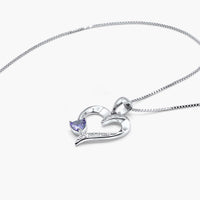 SOULMATE "ONE WISH" Sterling Silver Sacred Heart Necklace - 5 Colours