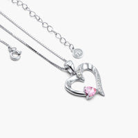 SOULMATE "ONE WISH" Sterling Silver Sacred Heart Necklace - 5 Colours