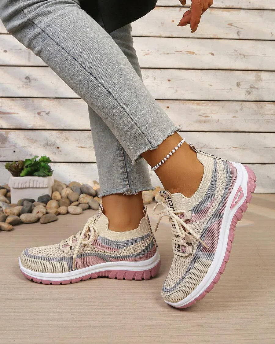 Lyra Motion – Ademende gebreide comfortabele sneakers