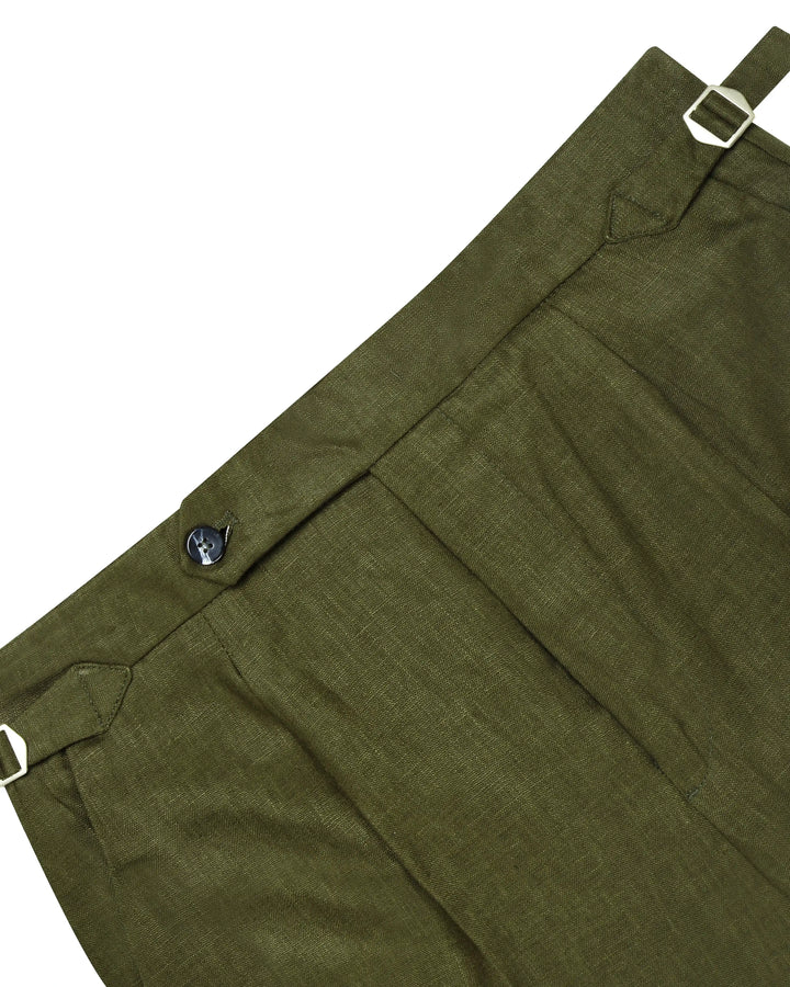 Greece Pure Linen Trousers