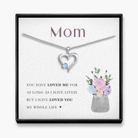 My Whole Life - Sterling Silver Sacred Heart Necklace - 5 Colours