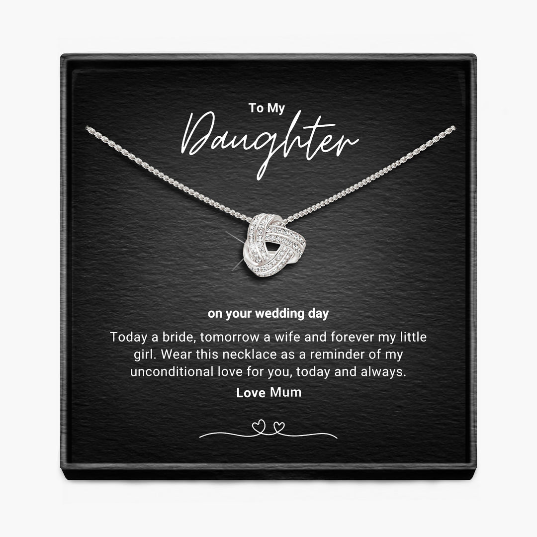 Onze Dochter, Aanstaande Bruid - Infinity Knoop Ketting