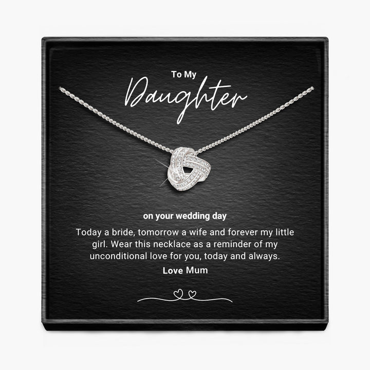 Onze Dochter, Aanstaande Bruid - Infinity Knoop Ketting