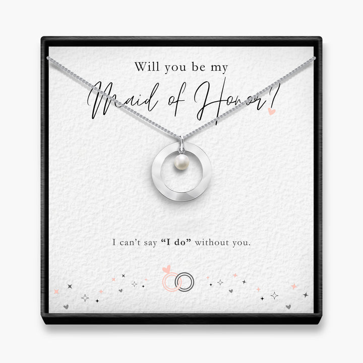 Will You - Maid Of Honor Pearl Necklace