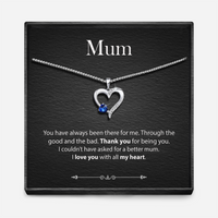 "With All My Heart" - Sterling Silver Sacred Heart Necklace - 5 Colours