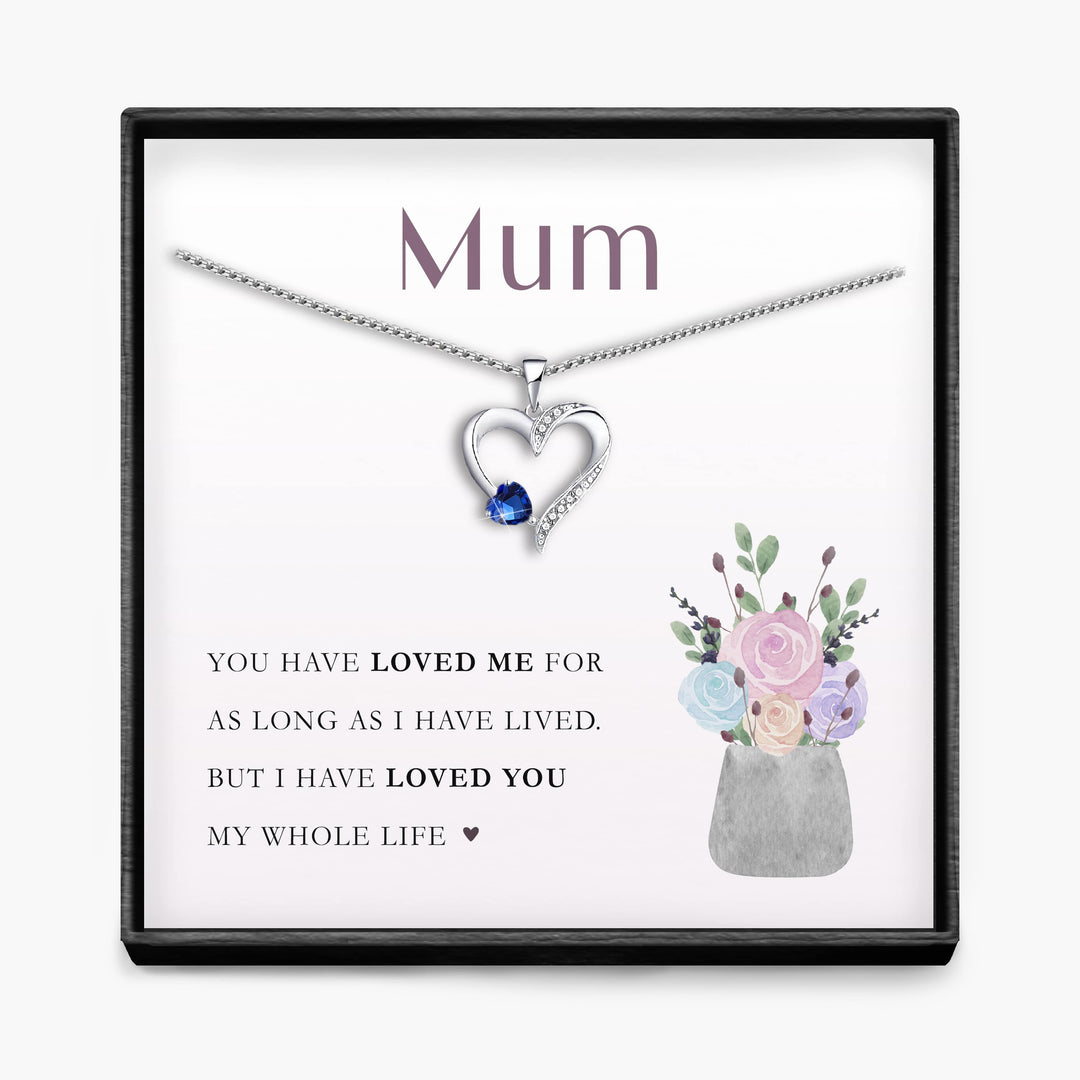 My Whole Life - Sterling Zilveren Heilig Hart Ketting - 5 Kleuren