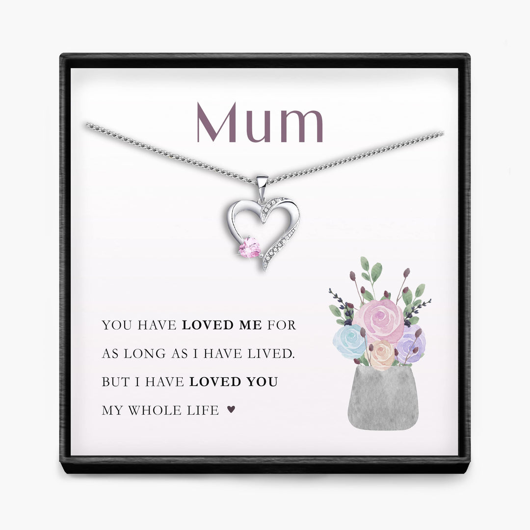 My Whole Life - Sterling Zilveren Heilig Hart Ketting - 5 Kleuren