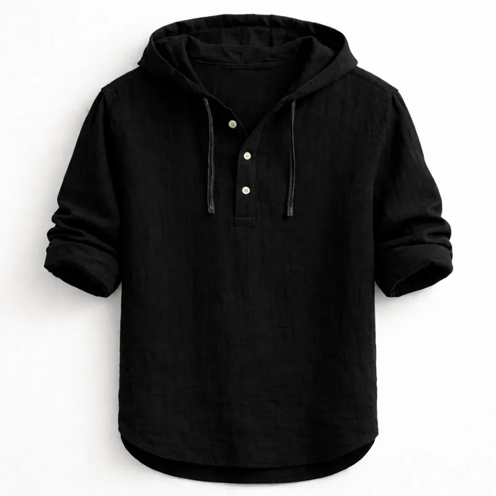 NobleLinen Hooded Shirt Dante