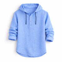 NobleLinen Hooded Shirt Dante