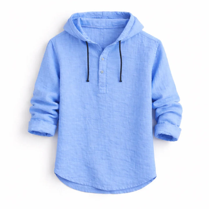 NobleLinen Hooded Shirt Dante