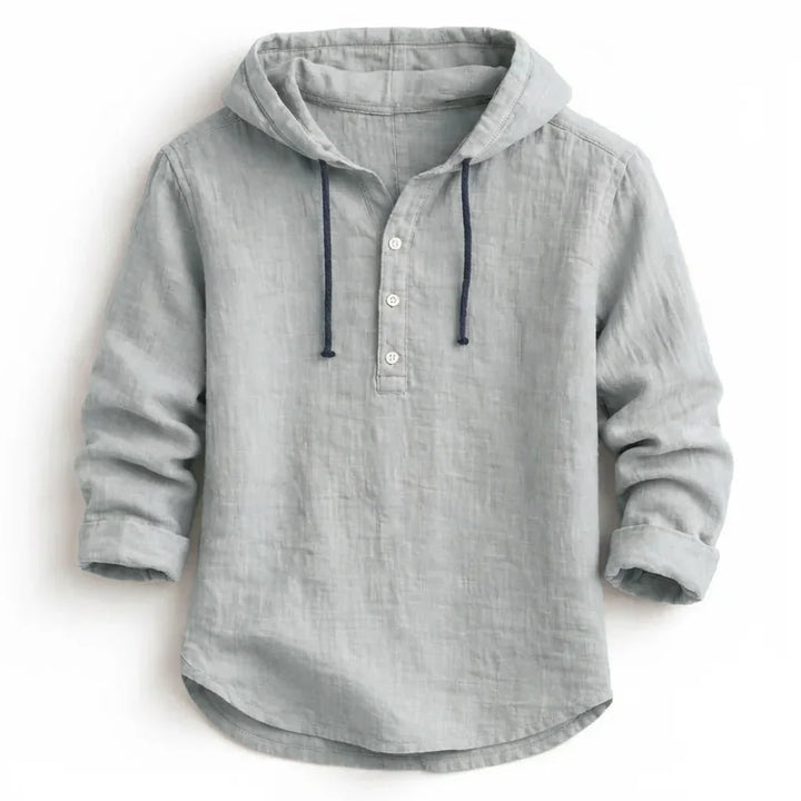 NobleLinen Hooded Shirt Dante
