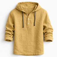 NobleLinen Hooded Shirt Dante