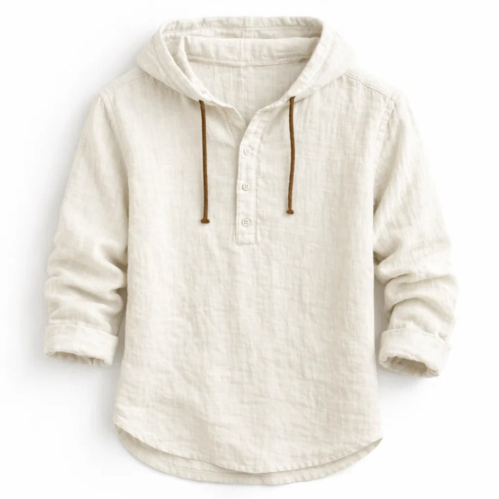 NobleLinen Hooded Shirt Dante