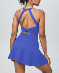 Backless Sleeveless Criss Cross Active Dresse - Easy Peezy
