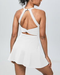 Backless Sleeveless Criss Cross Active Dresse - Easy Peezy