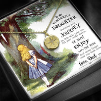 Mijn dochter van papa - Alice Kompas Ketting
