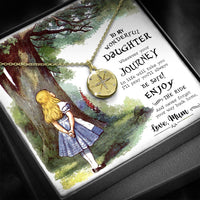 Our Daughter-  Alice Compass Necklace