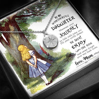 Our Daughter-  Alice Compass Necklace