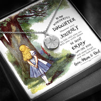 Our Daughter-  Alice Compass Necklace