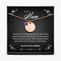 One In A Million -  Birth Month Pendant Necklace