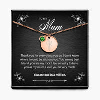 One In A Million -  Birth Month Pendant Necklace