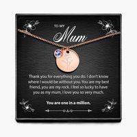 One In A Million -  Birth Month Pendant Necklace
