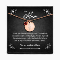 One In A Million -  Birth Month Pendant Necklace
