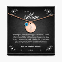 One In A Million -  Birth Month Pendant Necklace