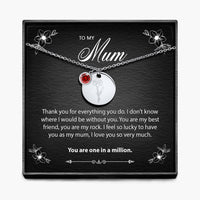 One In A Million -  Birth Month Pendant Necklace