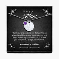 One In A Million -  Birth Month Pendant Necklace