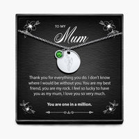 One In A Million -  Birth Month Pendant Necklace