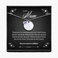 One In A Million -  Birth Month Pendant Necklace