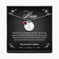One In A Million -  Birth Month Pendant Necklace