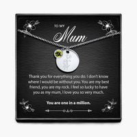 One In A Million -  Birth Month Pendant Necklace