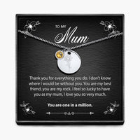 One In A Million -  Birth Month Pendant Necklace