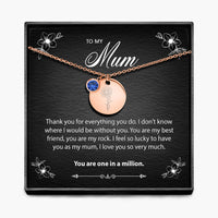 One In A Million -  Birth Month Pendant Necklace