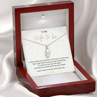 My  Wife to Be -  Freshwater Baroque Pearl Pendant